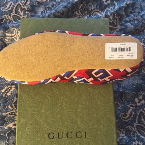 Gucci Bold Red and Blue Loafers - Picture 4 of 5